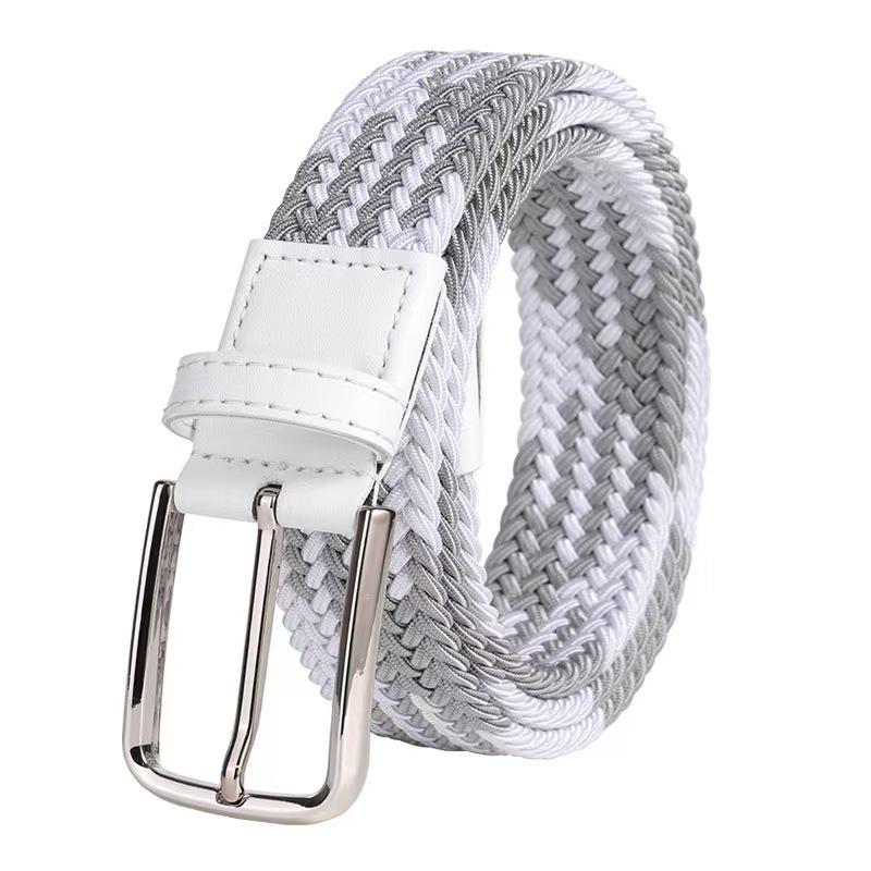 New Unisex Canvas Tactical Belt - No Metal Buckle, Woven Design, Ideal for Military Training.