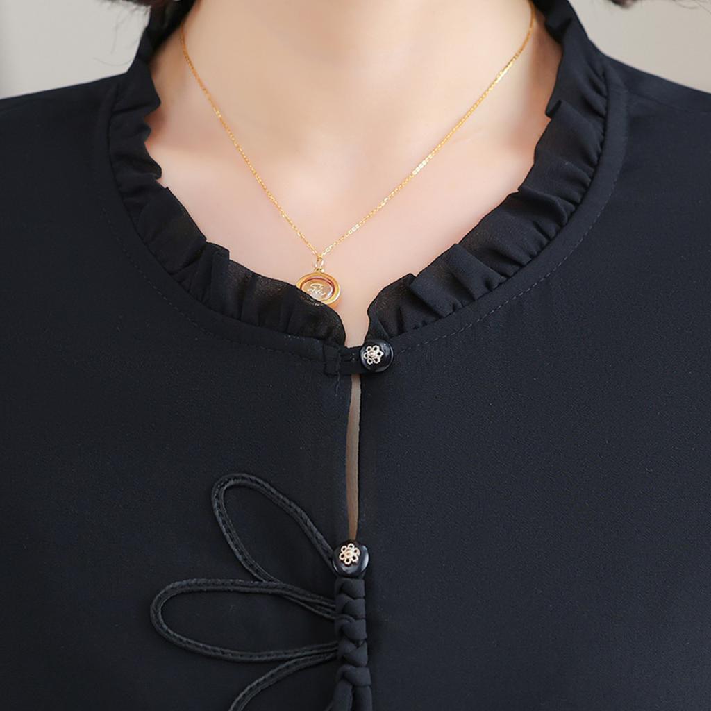 Elegantní Top s Rukávy Dvoudílná Sada Pro Matky Letní Dámský Outfit