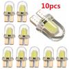 10 ks T10 194 W5W Cob Silikonový obal LED světla Světlo šířky auta Světlo dveří
