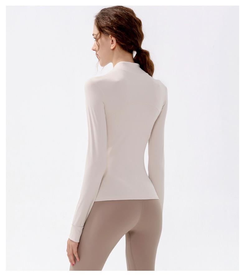 New Women's Slimming Long Sleeve Sports Top for Yoga, Running, and Cycling