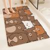 Bathroom Anti-slip Mat Anti-fall Mat with Suction Cup Bathroom Toilet Toilet Seniors Bath Children's Shower Special Foot Pad