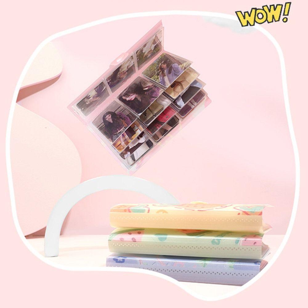 3palcové album na pohlednice 120 slotů držák na karty fotoalba pro Polaroid fotografie