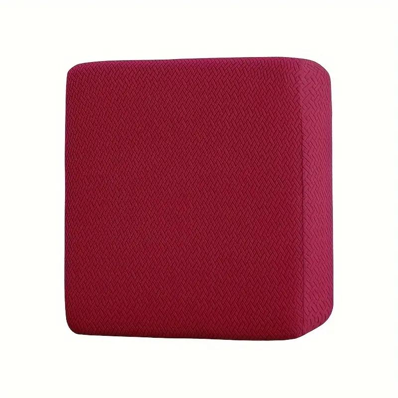 

1Pc T-Jacquard Sofa Cushion Cover Solid Color Chair Seat Covers Four Seasons Universal Anti-dirt Outdoor Sofa Cushion Cover