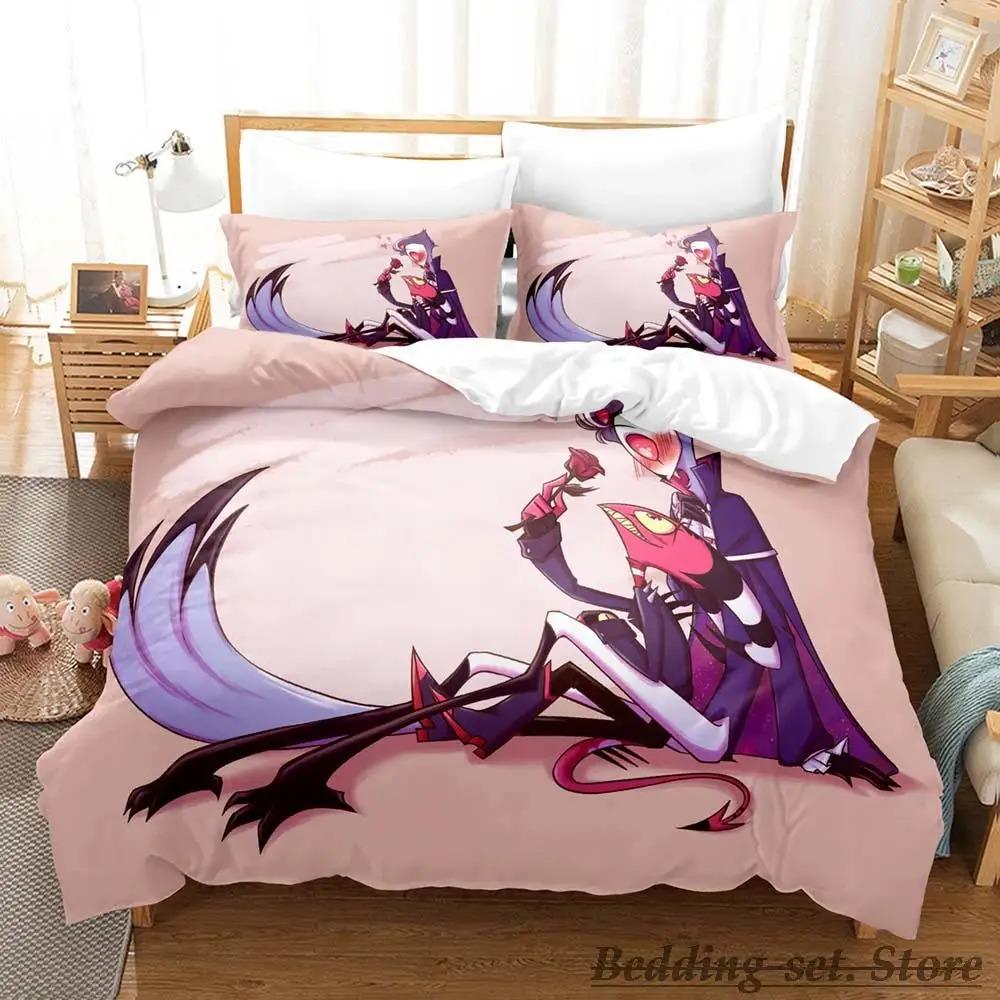 Elegant Lightweight Single Twin Full Queen King Stolas Boss Size Bed Adult Kid Bedroom Duvetcover Sets Anime Parure De Lit Quilt