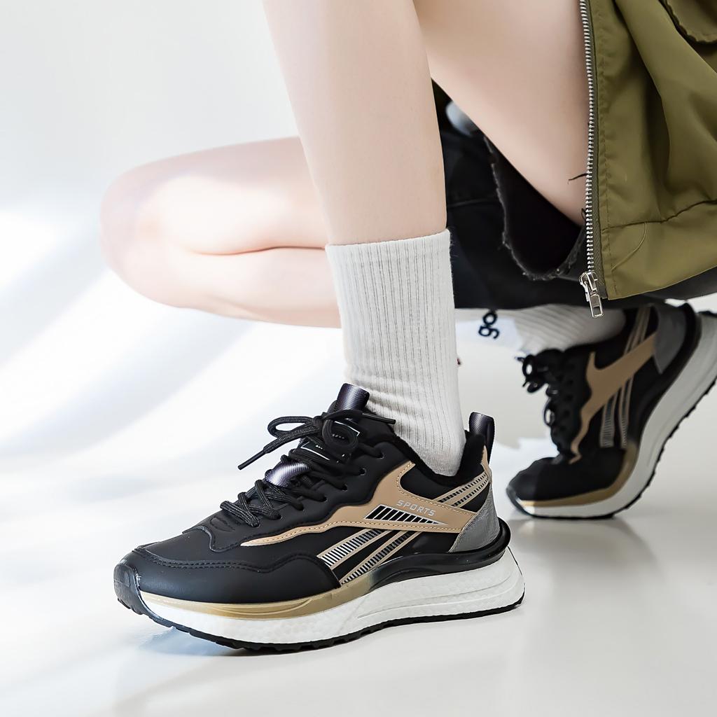 Fleece Sportschuhe Damen Neue Paar Freizeitschuhe Ins Plattform Forrest Gump Schuhe Warme und Verdickte Baumwollschuhe