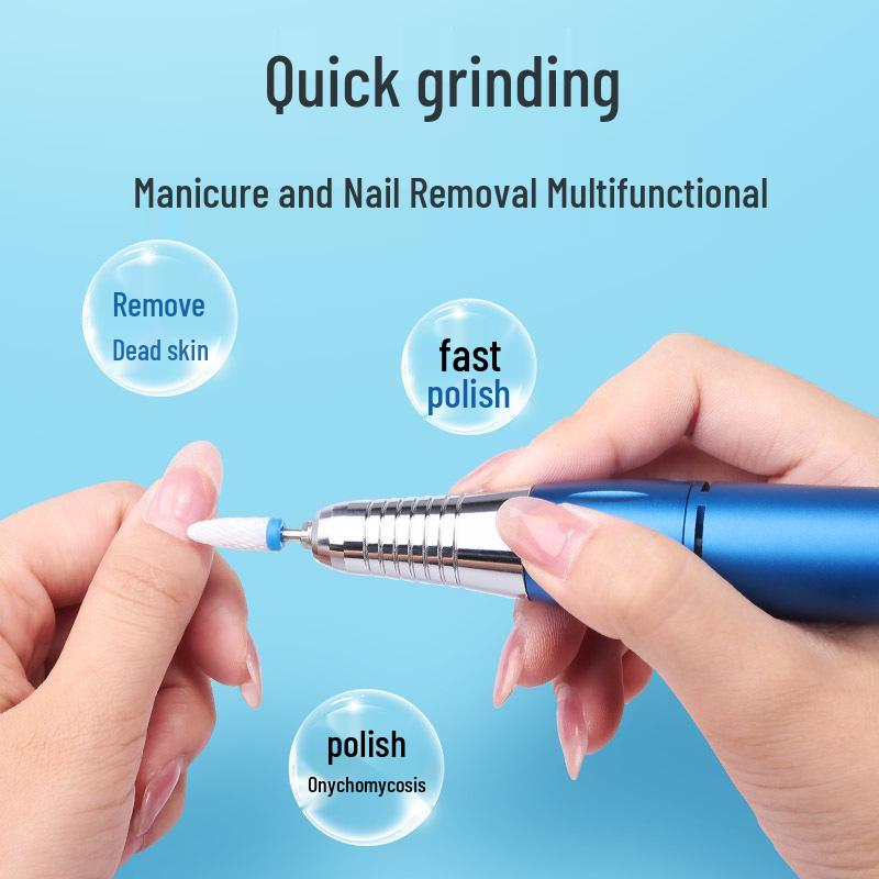 Tragbare USB-Nagelfräse 35000 U/Min mit Display & Nagelhautentferner