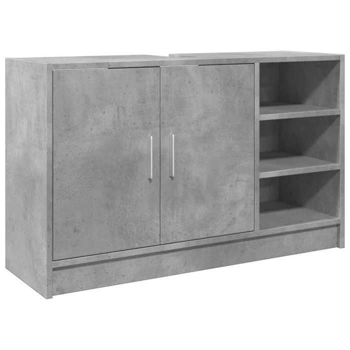 VidaXL Concrete Grey Sink Cabinet 90x29x55 Cm Engineered Wood, Bathroom Cabinet, Storage Cabinet Room 848125