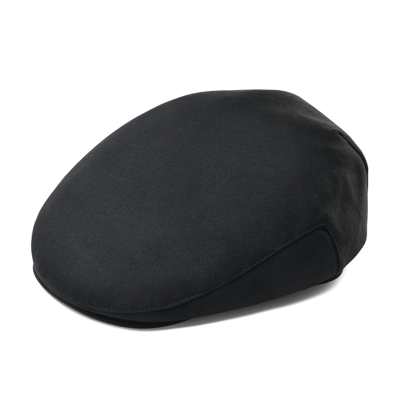 Jangoul Flat Cap 100% Katoen Heren Ivy Newsboy Hoeden Baret Lente Herfst Effen Patroon Klassiek Casual Dagelijkse Petten 60cm black
