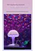 Romantic Seven-Color LED Mood Light with Rotating Indoor Stage Lamp & Cord Extension.
