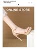 Summer 2024 Women's 11cm Open-Toe Waterproof Stiletto Platform Sandals