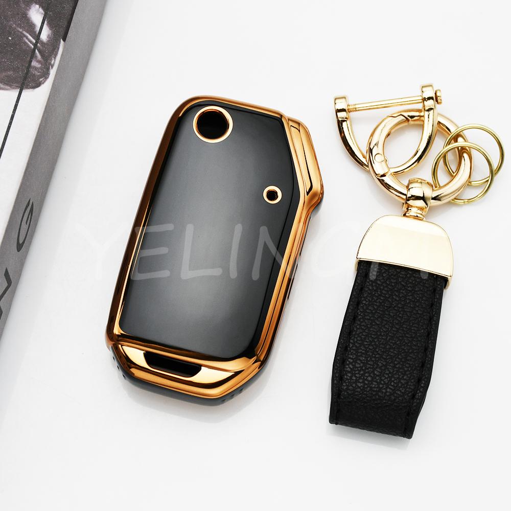 3 Button Tpu Car Remote Flip For Kia Sportage Ceed Xceed Sports K5 Seltos     Key Case Cover Fob Keychain Shell