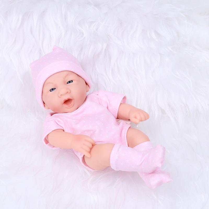 Rebirth Doll Vinyl Doll Baby Pacifying Toy Vinyl Doll Baby Soft Vinyl Doll Toy