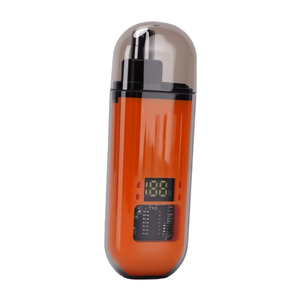 Nasal Hair Cutter with Digital Display USB Rechargeable Painless Water Proof Nose Hair Clipper