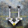 Multi Angle Clamp Adjustable Tube Versatile Tool for DIY Projects Stainless Steel Round