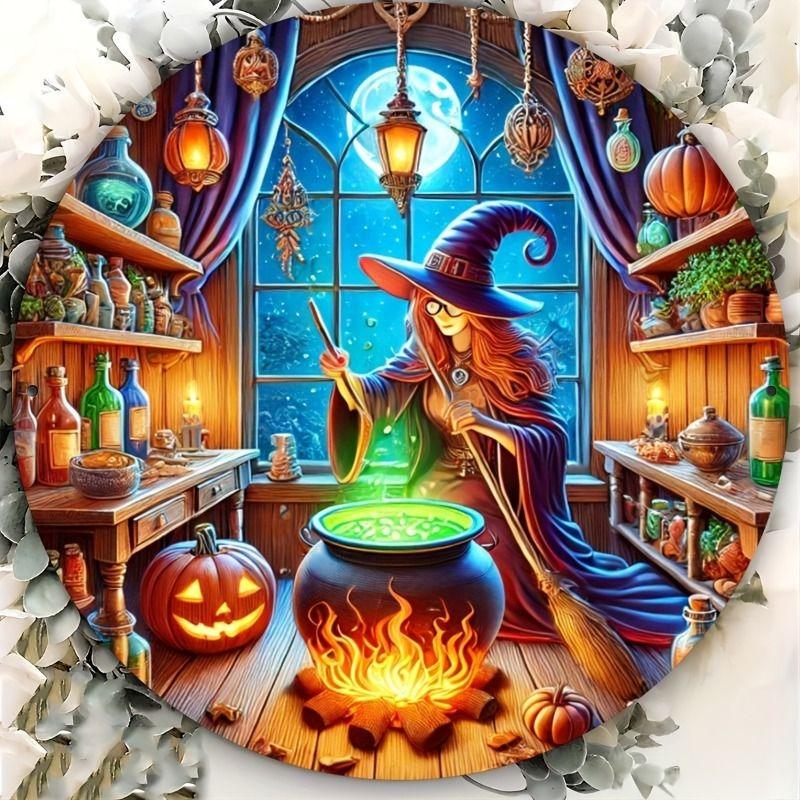 2D Flat Hanging Decorative Metal Sign Hand Painted Art