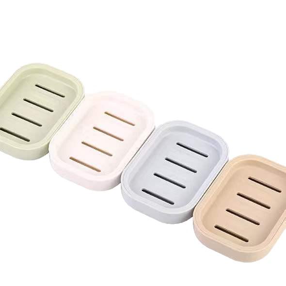 Lidless Double-Layer Draining Soap Dish - Stylish, Portable & No-Punch Design for Home or Dorm