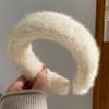 Sweet Headbands Faux Furs Headband Fashion Headband Multipurpose Yoga Sports Spa Wide Brim Hair Hoop for Woman Girls