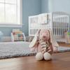 Soft Cotton Knitted Rabbit Doll Handmade Soothing Plush Toy Plush Rabbit Doll  Newborn