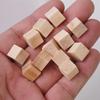 2pcs/5pcs/10pcs Natural Wood Cube Square no Hole 10mm 20mm 25mm 30mm 40mm 50mm for DIY Crafts Woodcraft Jewelry Making Accessories
