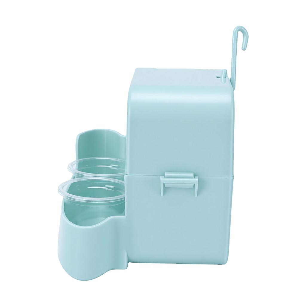 Hanging Ice Cooling Box for Electric Fan Hanging Ice Box On Fan for Summer Instant Cooling with 4 Ice Cups Green