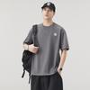 New Summer Men's Cotton Round Neck T-shirt Fashionable Loose Short-sleeved Top Short