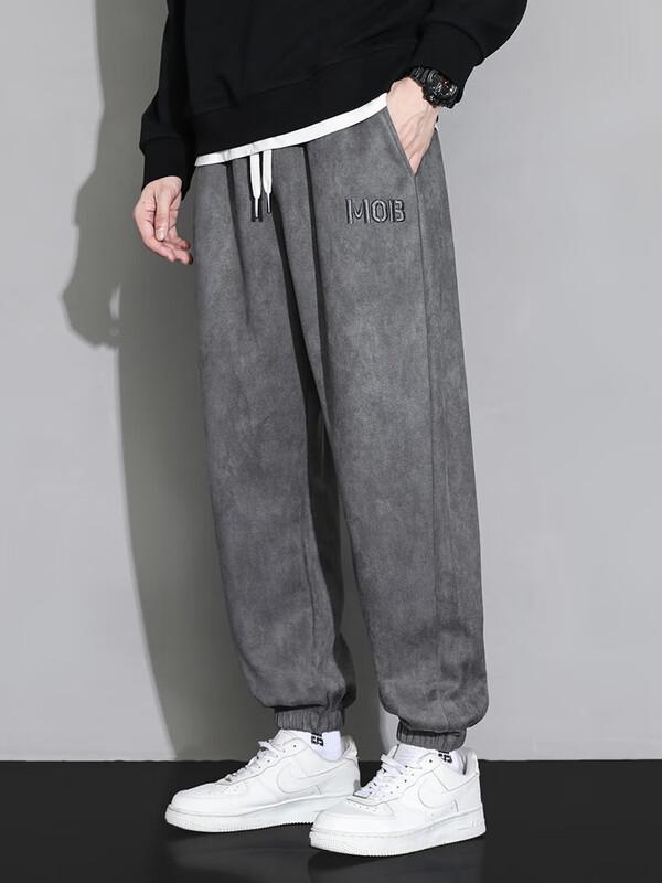 Dingfengbaoluo Men's K575 Spring Summer Loose Fit Jogger Pants