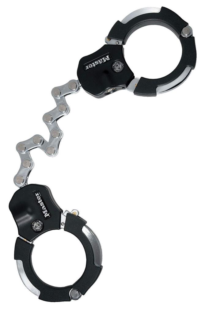 Master Lock Chain Lock for and Scooters 76mm Inner 55cm Cuff Lock Bicycles, Bikes, - Key-operated, Handcuff-style, Compact, Diameter, Length,