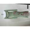 2025 Summer New C * Der Original Order Green Flower-De-Luce Backless Yarn Temperament Waist Hugging Dress
