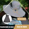 15CM Wide-brimmed Hat Sun hat Wide-brimmed Sun Hat Fishing Hat Fisherman's Hat Sun Protection Hat Climbing Hat Outdoor Beach Cap