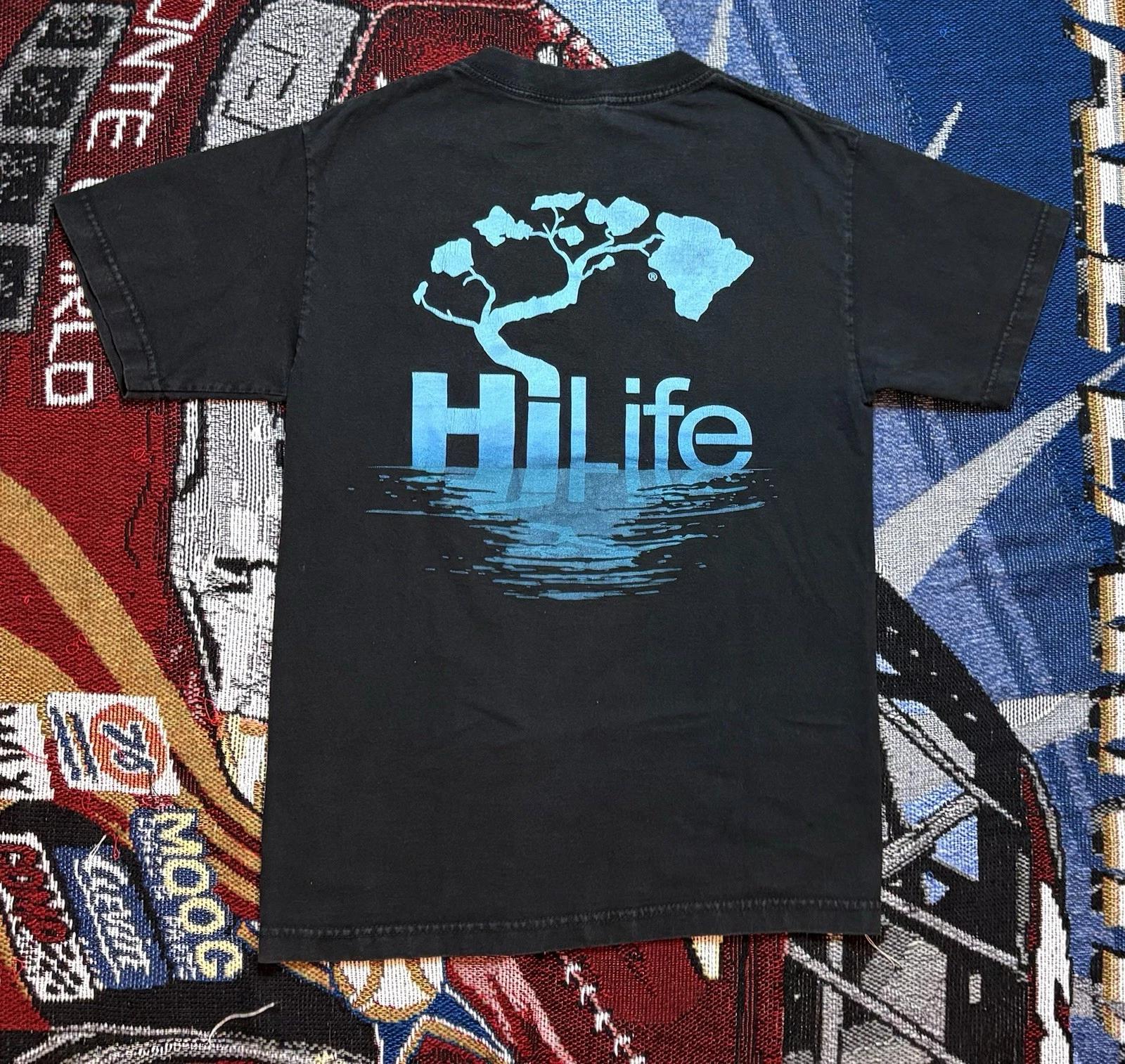 HiLife Hawaii Shirt Surf Y2K Adult Small Black Hawaiian S