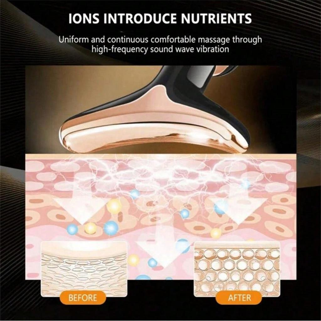 Přenosný masážní přístroj proti vráskám a dvojité bradě, univerzální elektrický masážní přístroj pro zpevnění obličeje, multidimenzionální zařízení pro krásu obličeje