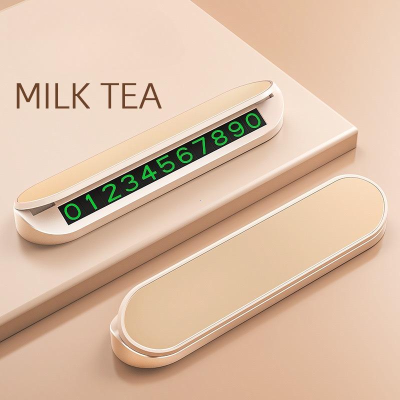 Simple Car Temporary Parking Card Phone Number Car Phone Holder Luminous Telephone Number Plate Car Park Car-styling Accessories