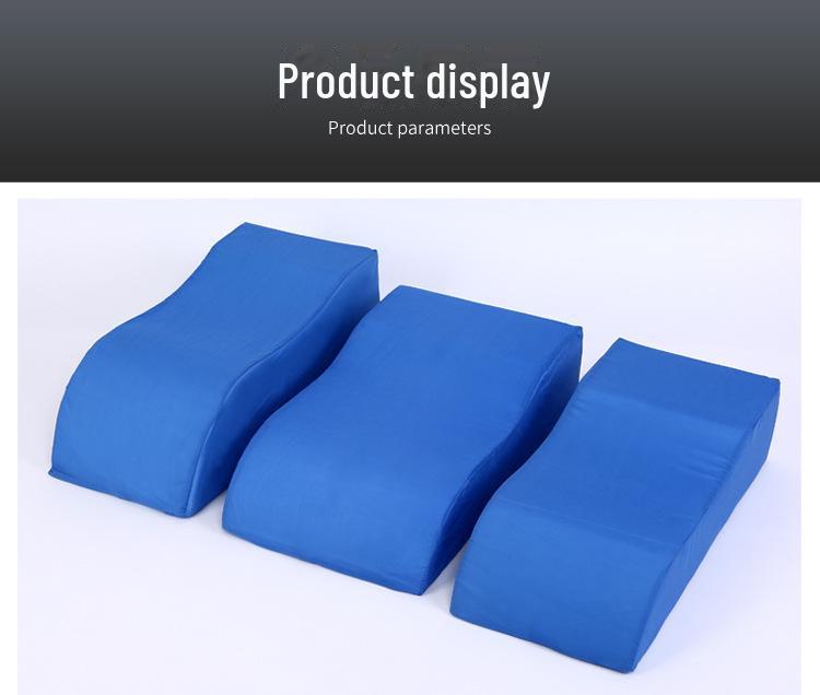 Zvedací podložka dolních končetin ve tvaru S: Houbička proti proleženinám, opora chodidel a nohou