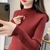 Sweater for Women Autumn Winter Thickened  Warm Knitted Stretchy Long Sleeve Oversize Tops