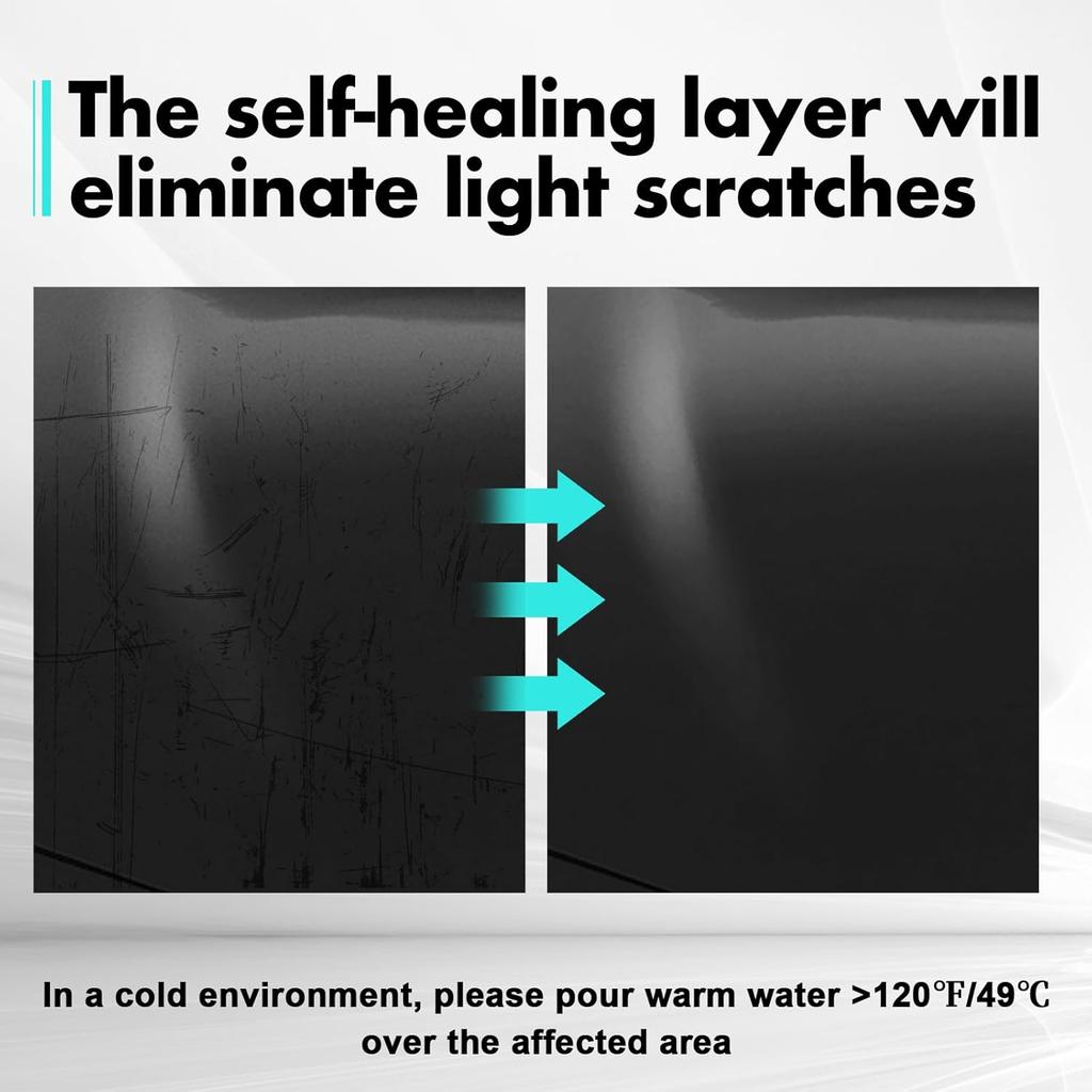 for Tesla Model 3 2024 2025 2026 Headlights Smoke Tint PPF 70% VLT Smokey Headlamp Film Paint Protection Custom Fit Anti Scratch Self Healing Guard