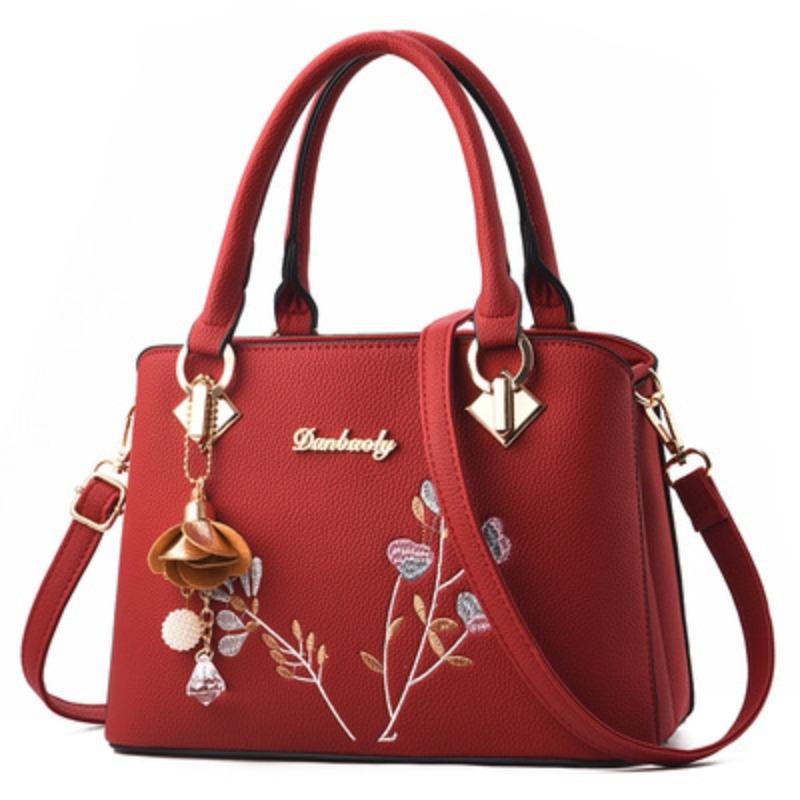 mazon women s  new trendy fashion embroidered handbag shoulder messenger bag