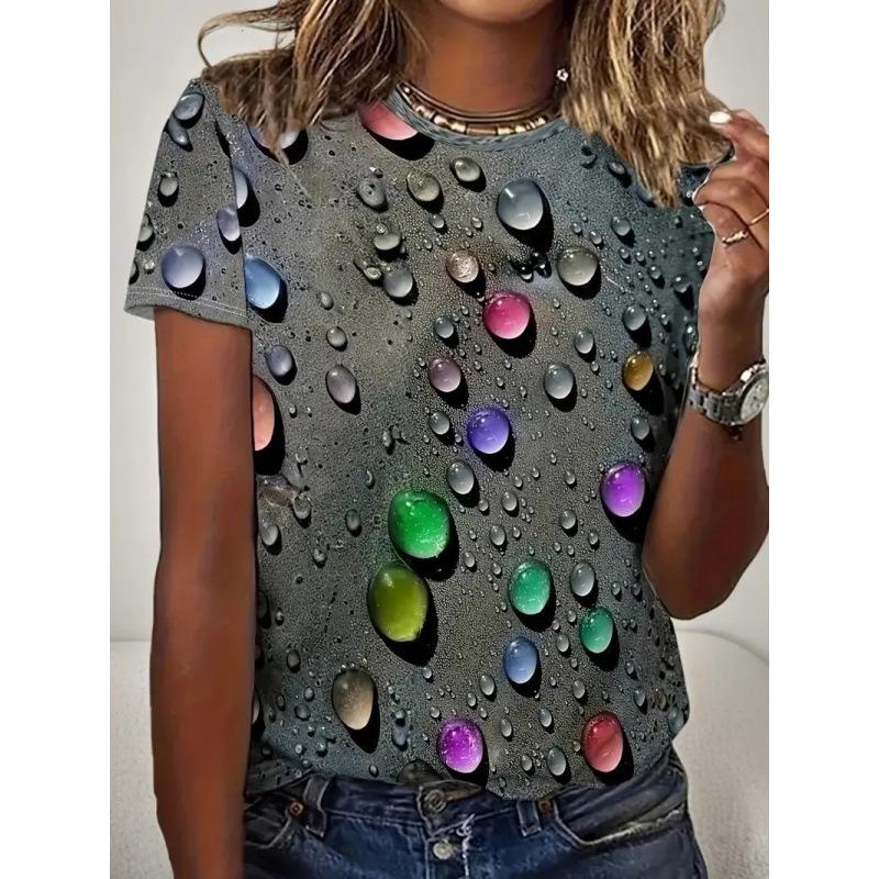 2 New Fashion Casual Versatile Women's Short-sleeved Shirts Can Come To the Picture