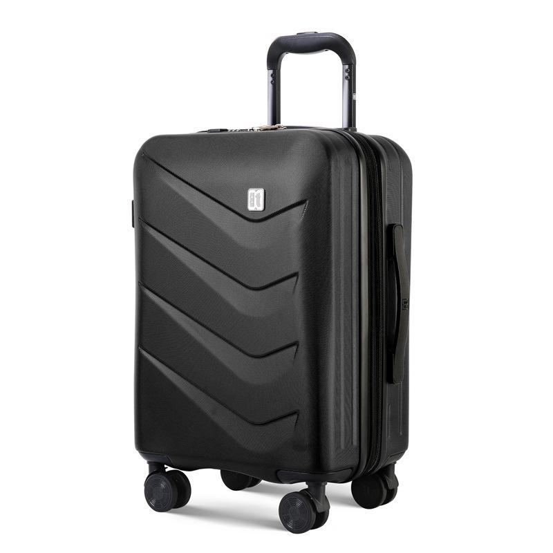 20-Zoll stoßfester Koffer: Langlebig, Große Kapazität, Diebstahlschutz, Handgepäck für Männer & Frauen