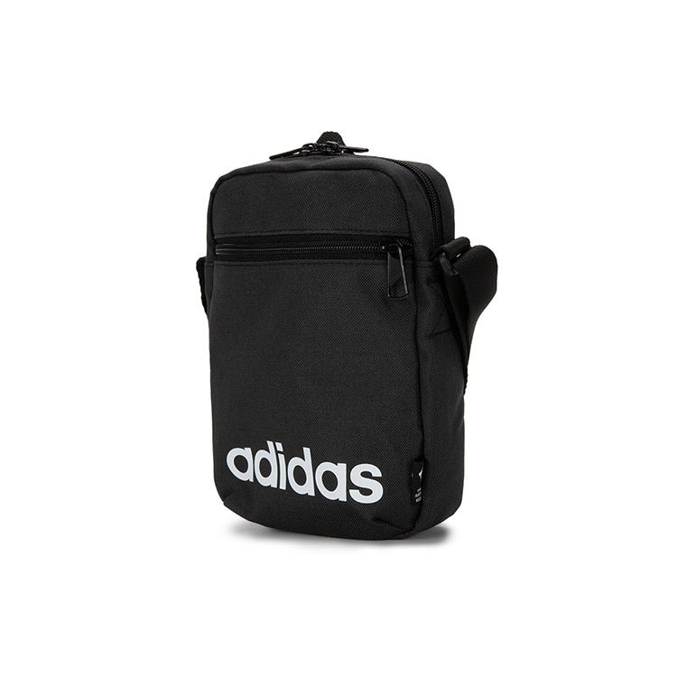 

Adidas Linear Org Sports Polyester Casual Crossbody Bag Small Unisex Bags Black HT4738 Black,Small