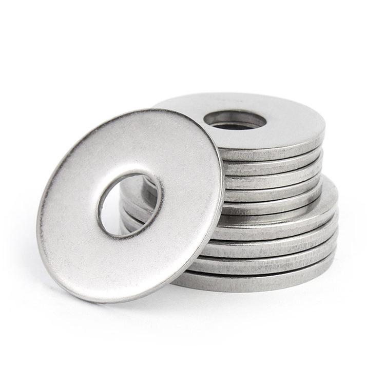 M1.6/ M2/ M2.5/ M3/ M4/ M5/ M6/ M8-M30 Large Flat Washer 304 Stainless Steel Big Metal Gasket Meson Plain Washers