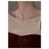small rice bead pearl necklace women's new popular light luxury niche pearl collarbone chain can be stacked