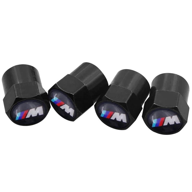

4 pcs Car Tire Wheel Valve Cap air protection cover For bmw M Sticker X1 X3 X4 X5 X6 X7 e46 e90 f20 e60 e39 f10 Car accessories чёрный