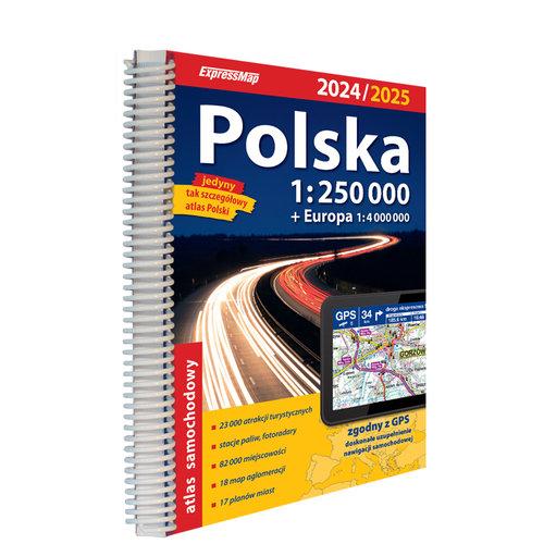 Poland Road Atlas 2024/25 + First Aid Manual 1:250,000