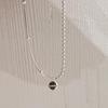 Sterling Silver Lucky Letter Ankle Bracelet for Women - Korean Simple Design, Versatile Gift for Students and Friends