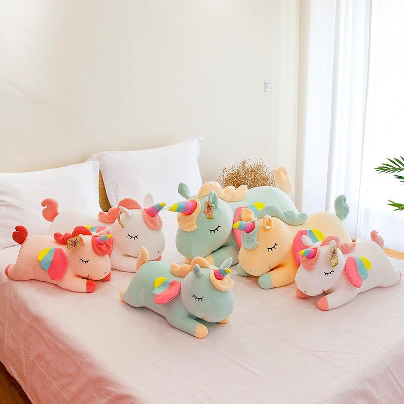 Party Style Unicorn Doll Plush Toy Large Sleeping Pillow Rag Doll Children's Gift Doll