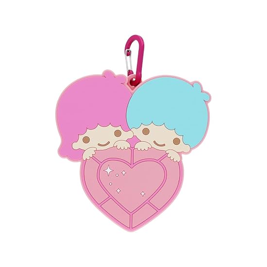 Sun-Star Stationery Sanrio Character Pouch Silicone Heart Hug K Little Twin Stars S2335760 B0DTT7DYSQ