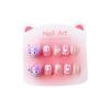 Cartoon Kids' Wearable Nail Tips - Cute Self-Adhesive Jelly Stickers for Girls