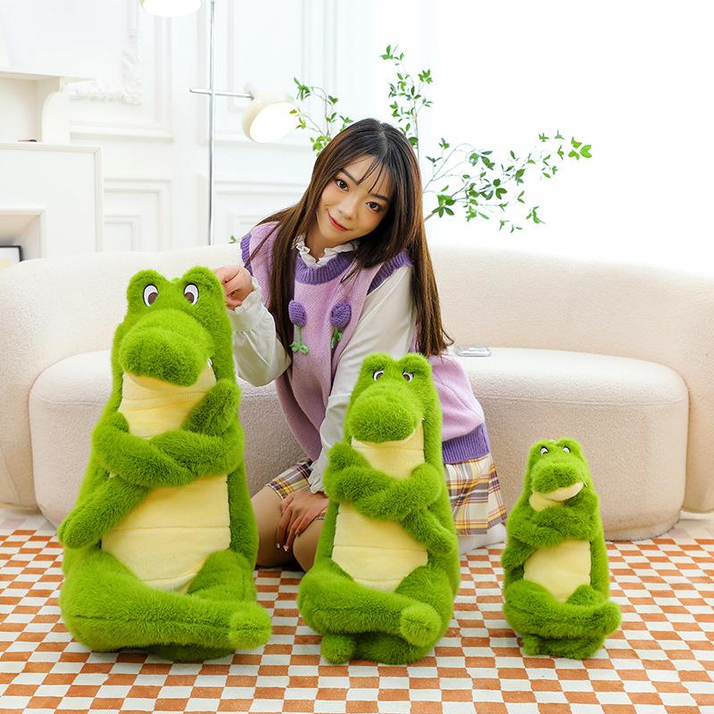 

Confident Series Big Bad Wolf Buddhist Crocodile Fox Doll Funny Animal Doll Children Girls Birthday Gift Men 32cm weighs 0.14kg.