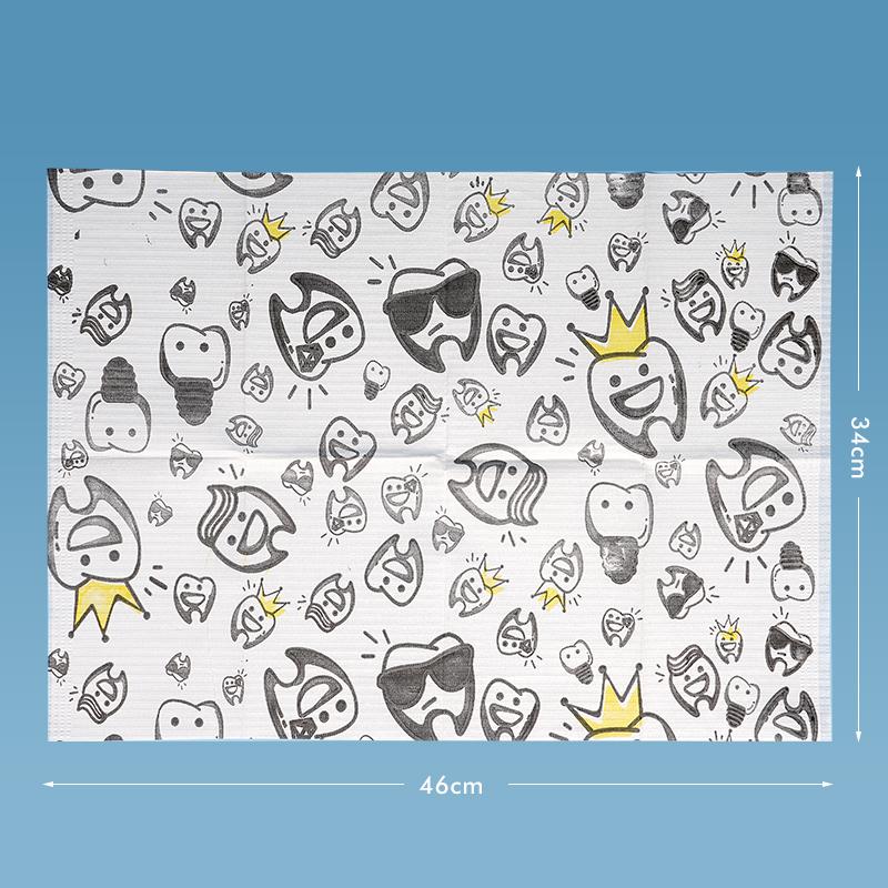 

10 шт. Одноразовий стоматологічний нагрудник Стоматологія Чиста підкладка Стоматологічні пірсингові нагрудники Водонепроникний медичний папір Пацієнт Одноразові серветки