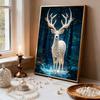 DIY Pearl Painting Set Little Deer Pattern Home Decoration Handmade Sticky Diamond Creative Canvas Pearl Art Painting Crafts Perfect Gift